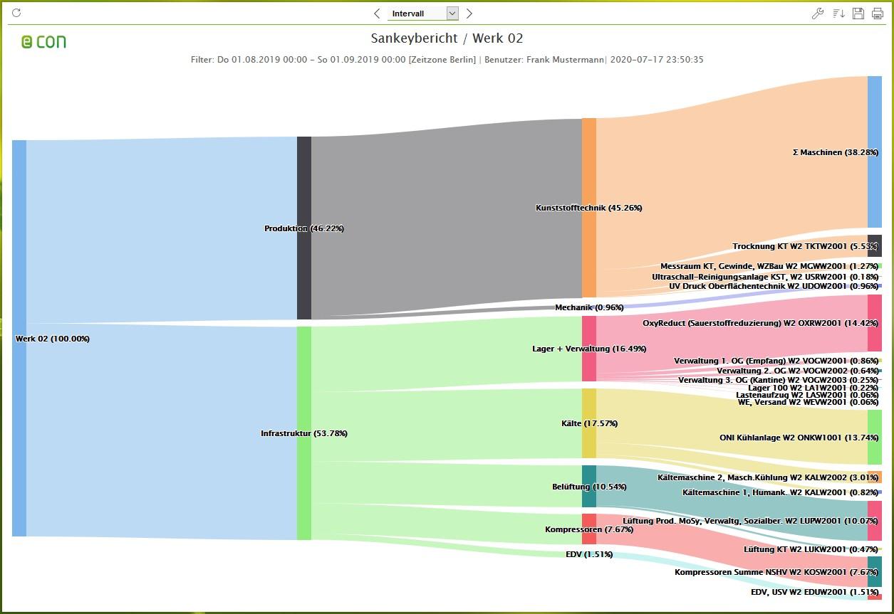 Screenshot econ4 Software Sankeybericht