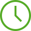 icon uhr, flexible Arbeitszeiten